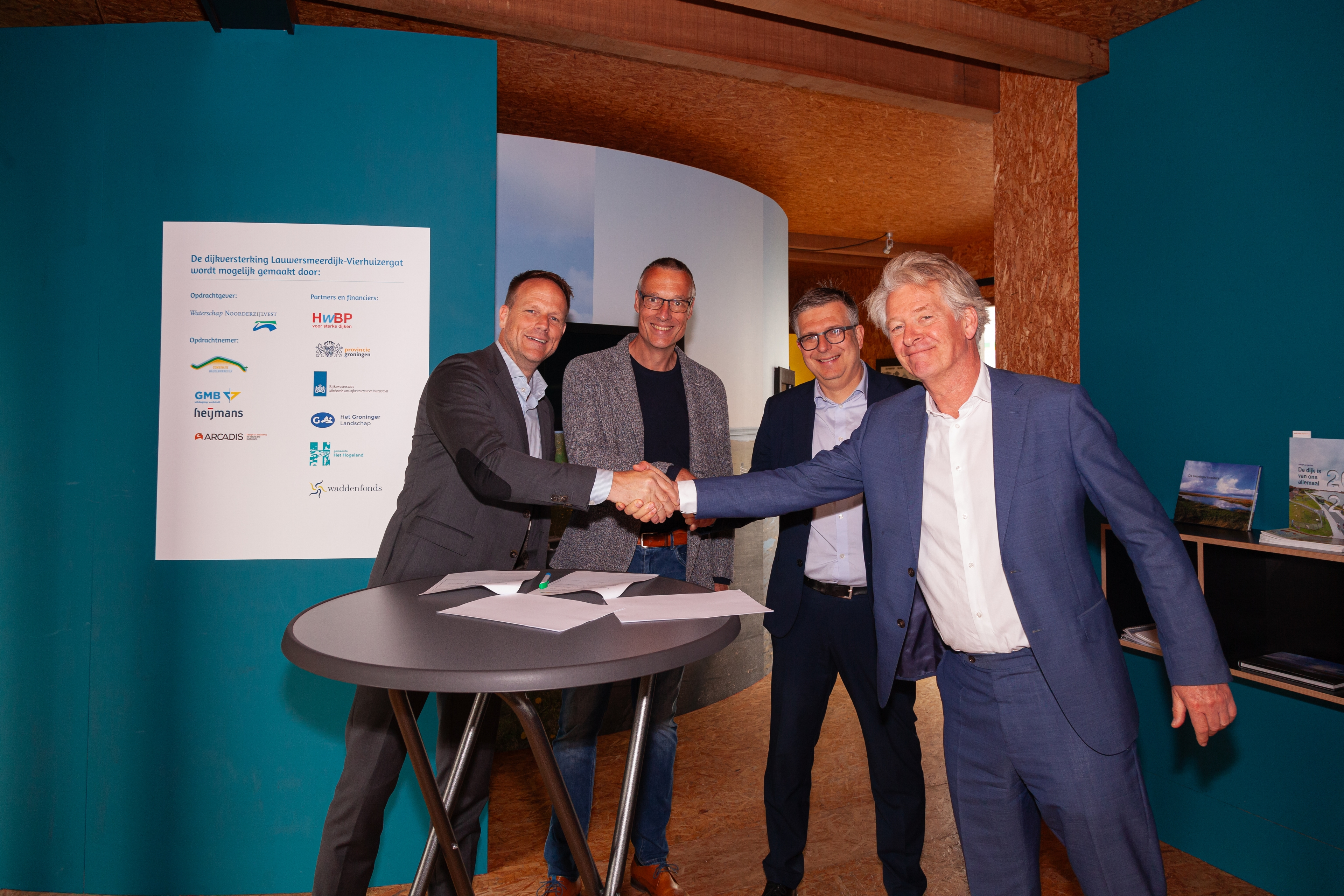 Combinatie Waddenkwartier van start met uitvoering natuurprojecten Lauwersmeerdijk
